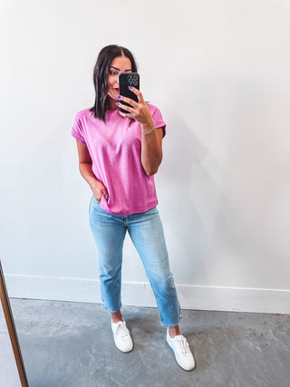 Jessica Tee-Bright Mauve