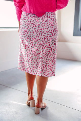 Sadie Floral Midi Skirt