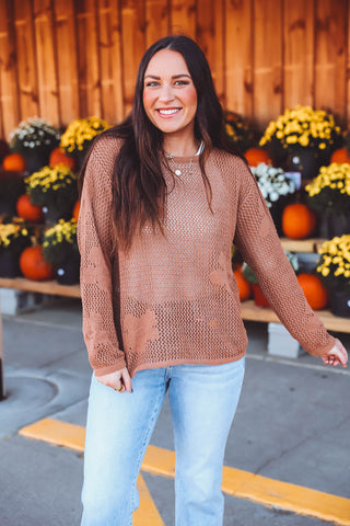 Cora Flower Sweater