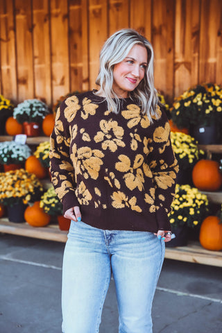 Francine Floral Sweater