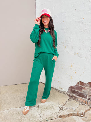 Olivia Lounge Set-Hunter Green