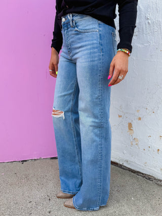 Jake High Rise Wide Leg Denim