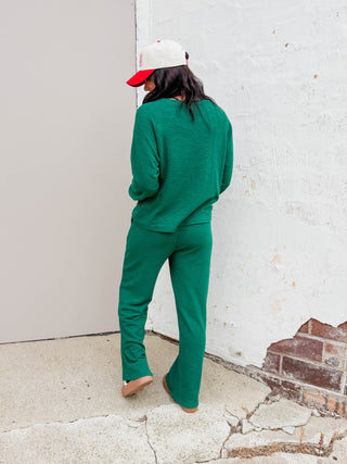 Olivia Lounge Set-Hunter Green