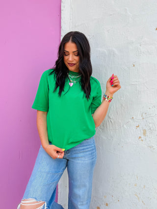 Everyday Favorite Knit Top-Green
