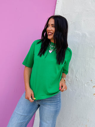 Everyday Favorite Knit Top-Green