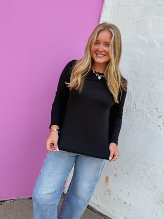 Perfect Layer Long Sleeve-Black