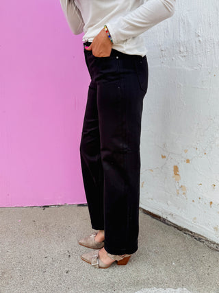Logan Mid Rise Barrel Jeans