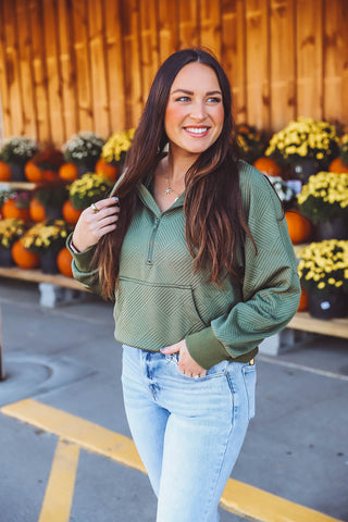 Harper Pullover-Olive