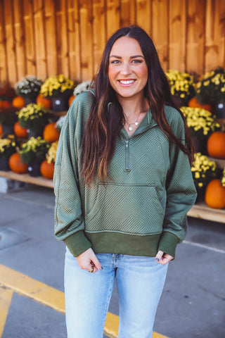 Harper Pullover-Olive