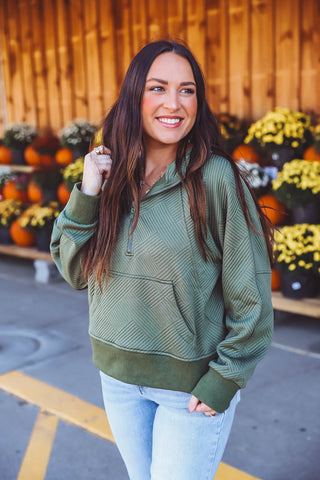 Harper Pullover-Olive