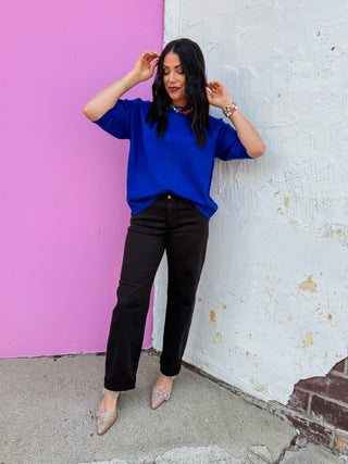 Jill Sweater-Royal Blue