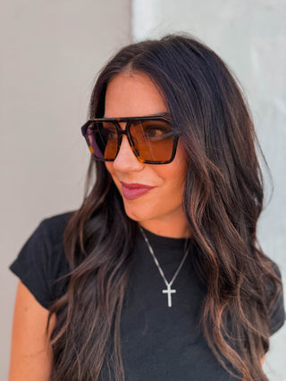 Soundcheck Sunglasses-Yellow Tortoise Frame/Tan Lens-Quay