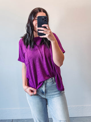 Jeanna Top-Light Plum