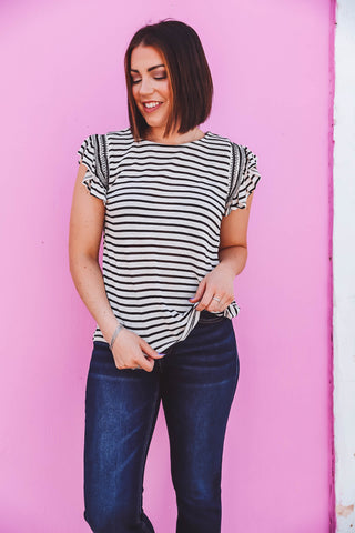 Samantha Striped Top