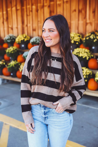 Amber Striped Sweater