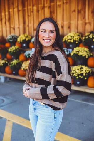 Amber Striped Sweater