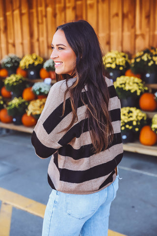 Amber Striped Sweater