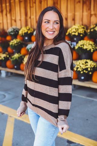 Amber Striped Sweater