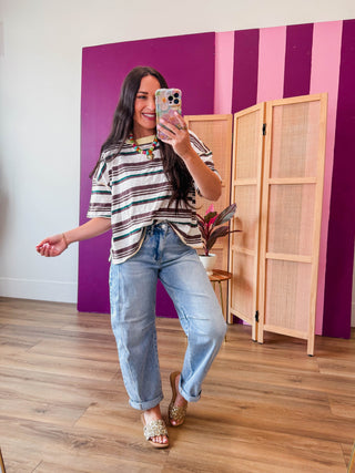 Teddy Striped Tee