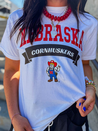 Nebraska Cornhuskers Banner Herbie Tee