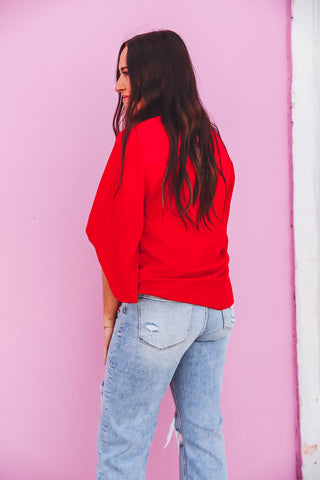 Josey Top-Red