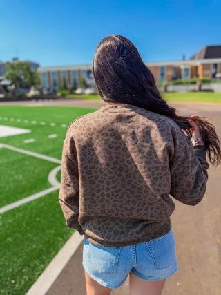 Nebraska Cornhuskers Leopard Crew