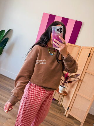 Slow Morning Coffee Club Crewneck
