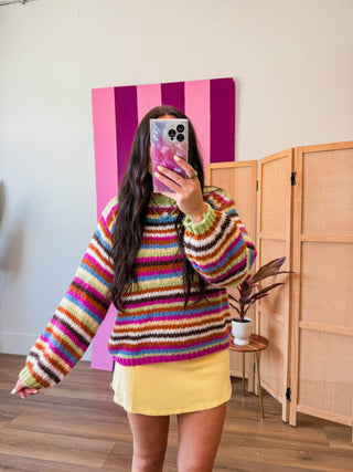 All Day Ribbed Skort-Sunflower