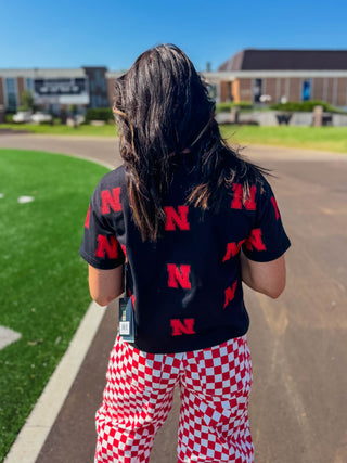 Nebraska Logo Cropped Tee