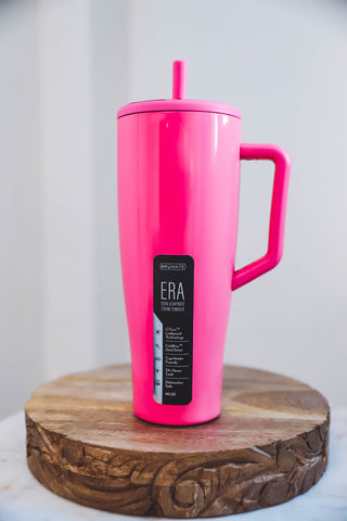 Brumate Era 40oz Tumbler-Neon Pink