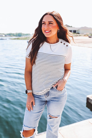 Kim Striped Top