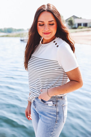 Kim Striped Top