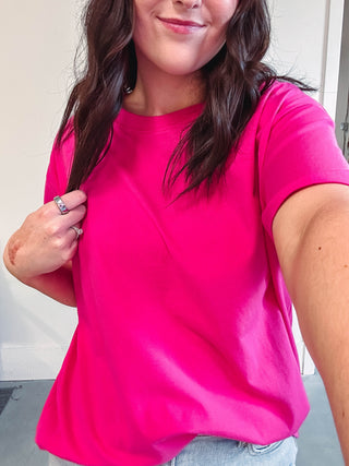 Mara Tee-Hot Pink