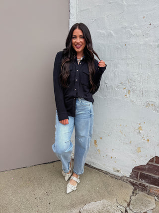 Cassian Shirt-Black-Thread & Supply