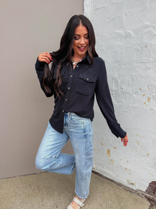 Cassian Shirt-Black-Thread & Supply