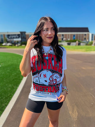 Husker Football Max Collegiate Tee