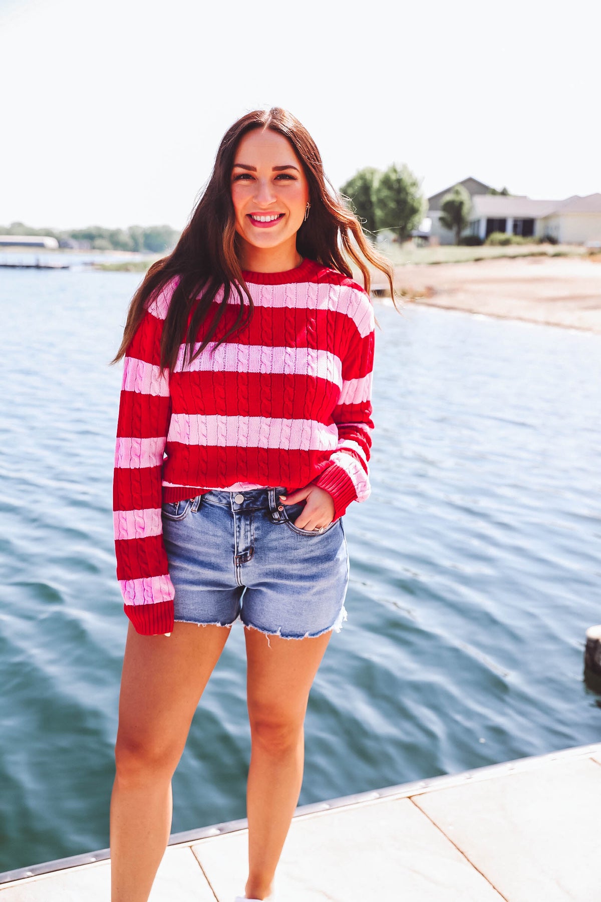 Haleigh Striped Sweater