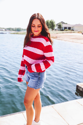 Haleigh Striped Sweater