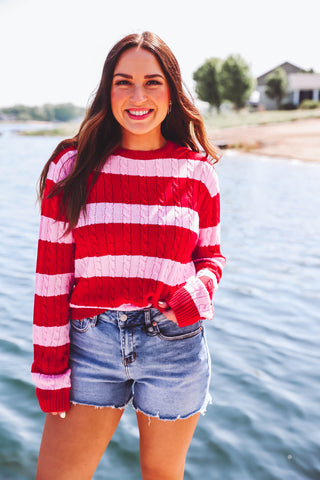 Haleigh Striped Sweater