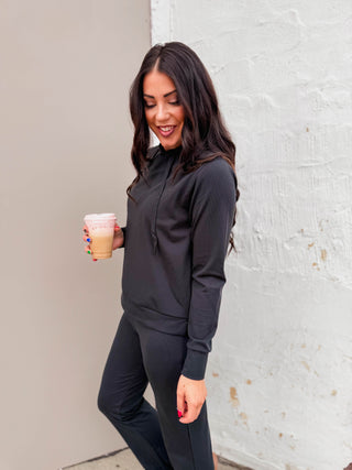 Izzy Hoodie-Black-Thread & Supply