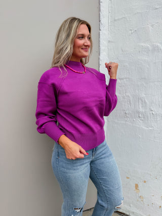 Karina Sweater-Plum