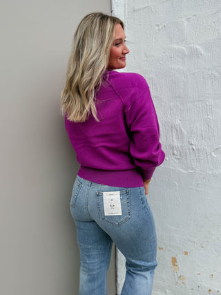 Karina Sweater-Plum