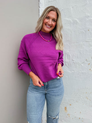 Karina Sweater-Plum