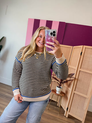 Carson Striped Sweater