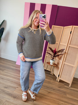 Carson Striped Sweater