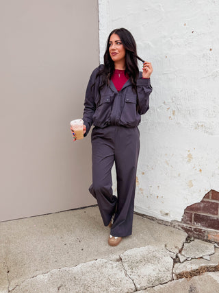 Everyday Essential Long Sleeve-Cabernet