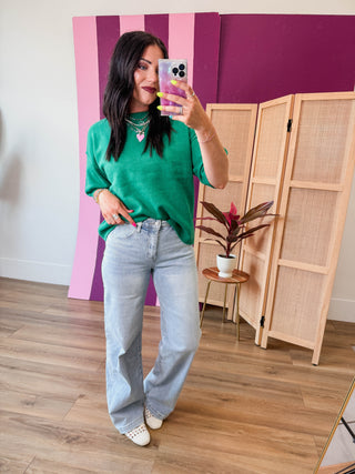 Laney High Rise Wide Leg Denim