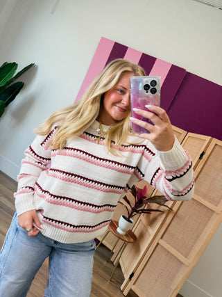 Gracyn Striped Sweater
