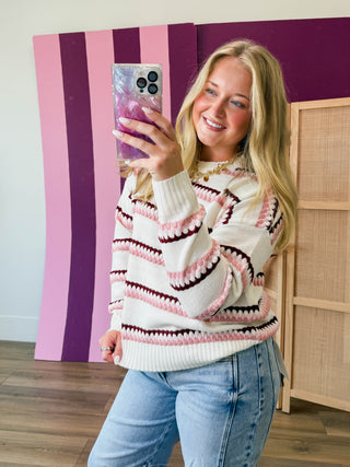 Gracyn Striped Sweater