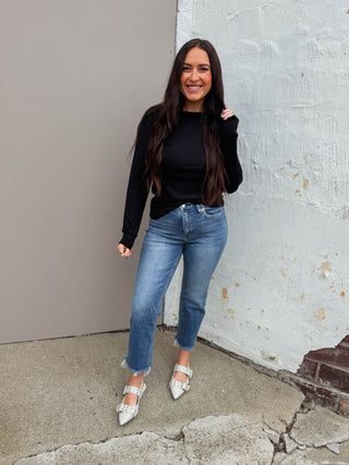 Winnie High Rise Straight Leg Denim